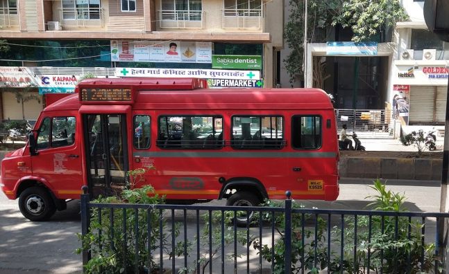 Spotted: BEST Bus En Route To Badlapur