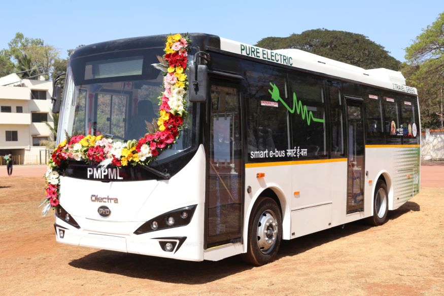 Take A Look At PMPML Electric Buses Charging