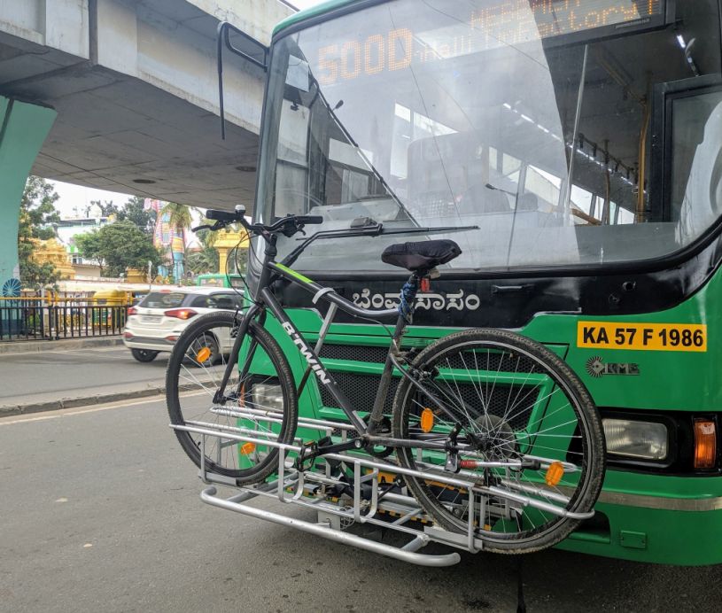 BMTC Sets Up Cycle Stands On Buses, To Set Up Cycle Lanes Along Outer Ring Road