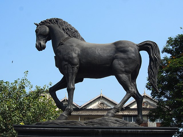 The Kala Ghoda Horse Statue (Pradeep717/Wikimedia Commons)
