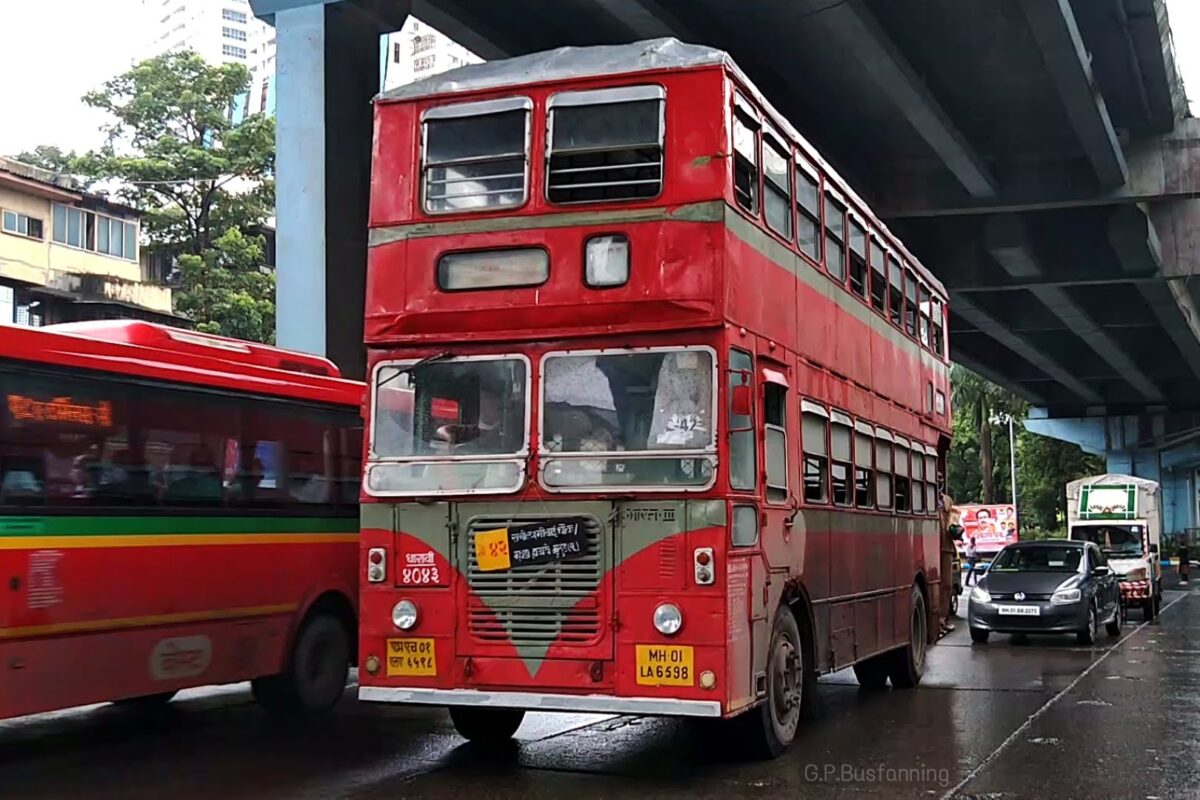 Bus 4043 of the Dharavi Depot operating on Route C-42. Photo clicked by GP.Busfanning