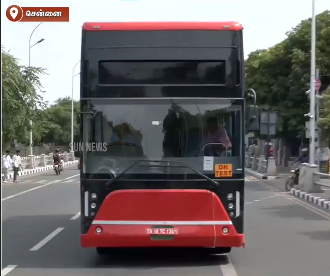 Spotted: Open Deck Switch Double Decker On Trials In Chennai
