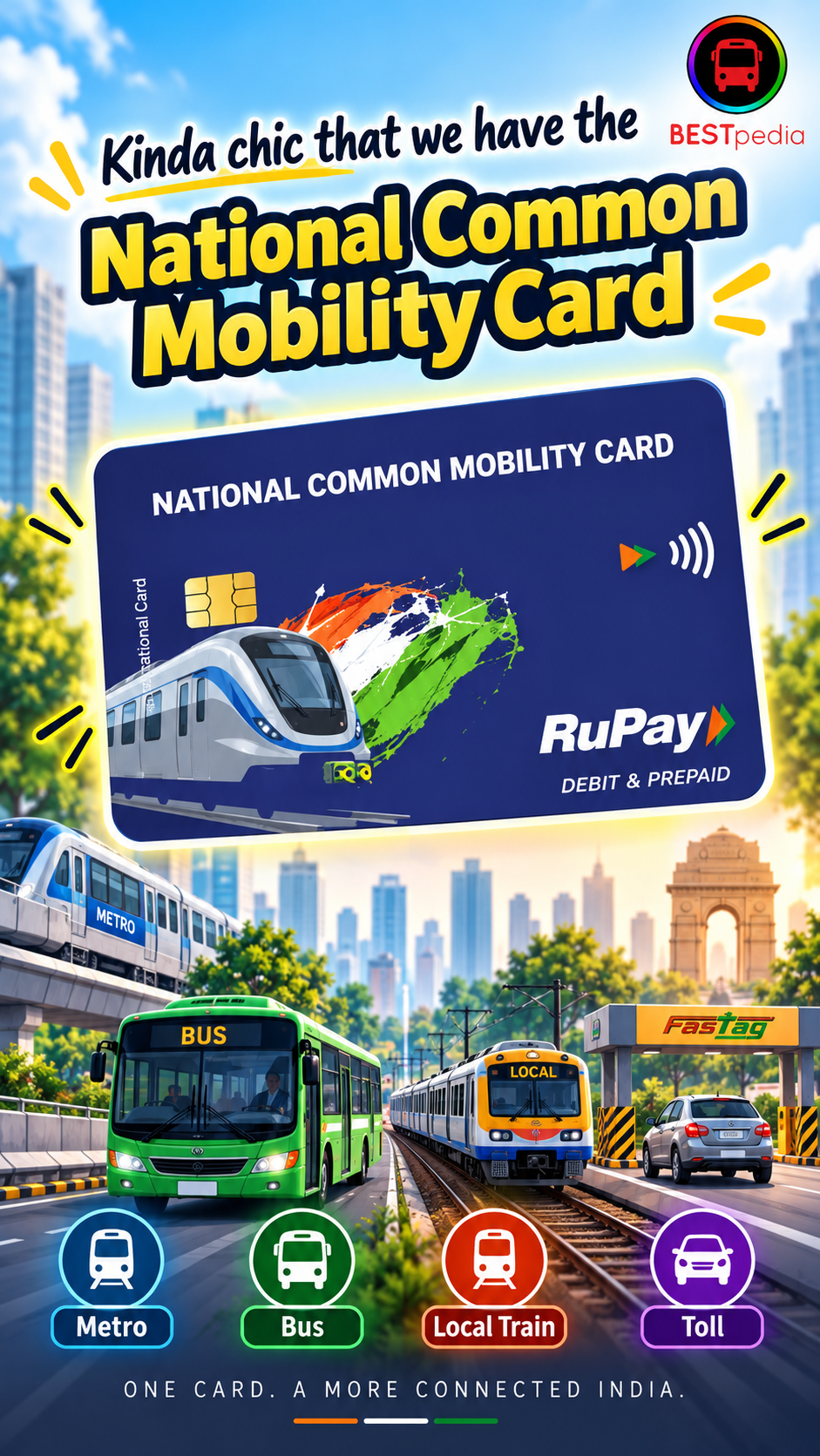 Kinda chic that we have the National Common Mobility Card